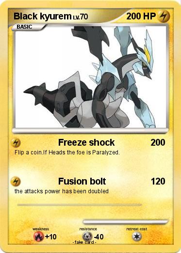 Pokemon Black kyurem