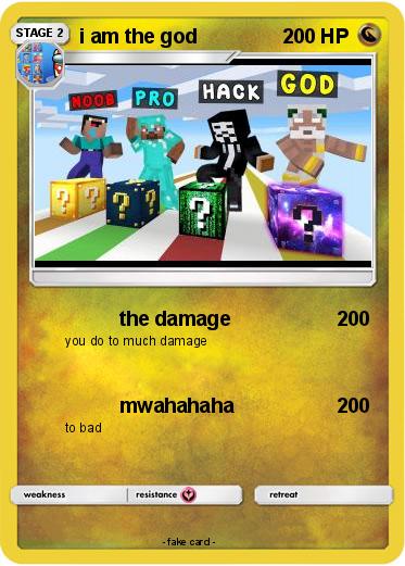 Pokemon i am the god
