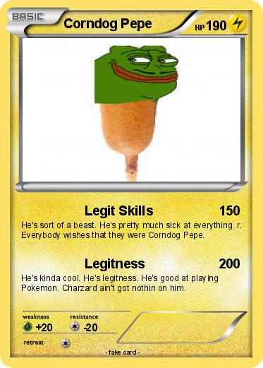 Pokemon Corndog Pepe