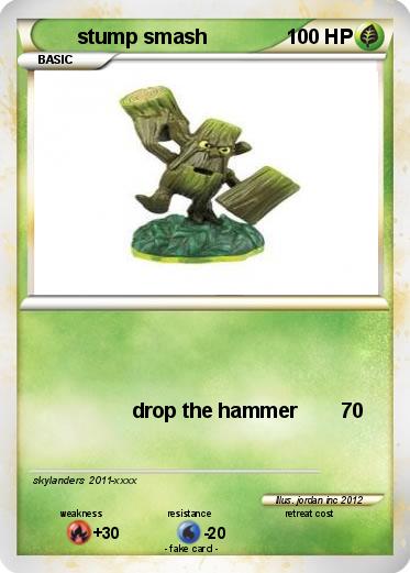 Pokemon stump smash