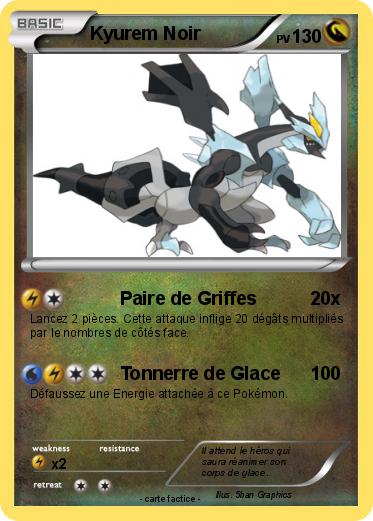 Pokemon Kyurem Noir