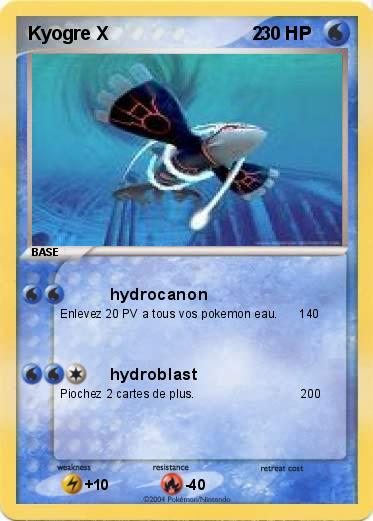Pokemon Kyogre X                            2   