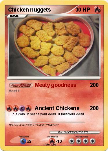 Pokemon Chicken nuggets