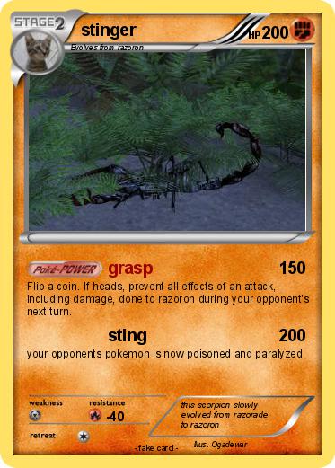 Pokemon stinger
