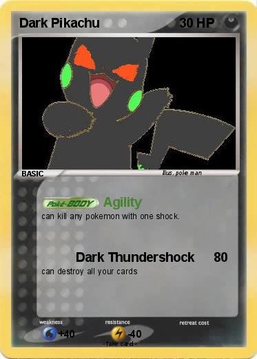 Pokemon Dark Pikachu
