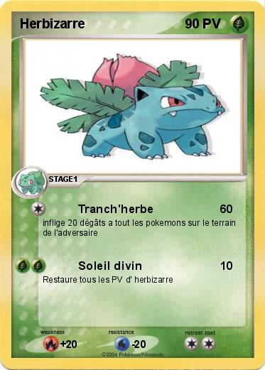 Pokemon Herbizarre