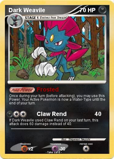 Pokemon Dark Weavile