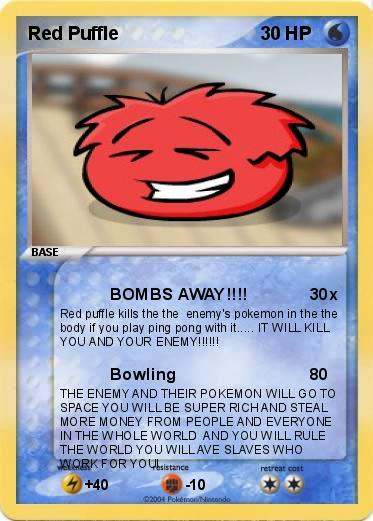 Pokemon Red Puffle