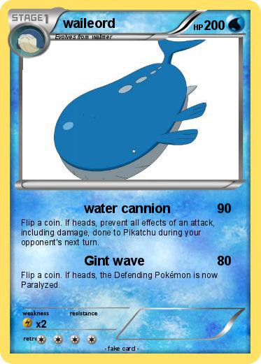 Pokemon waileord