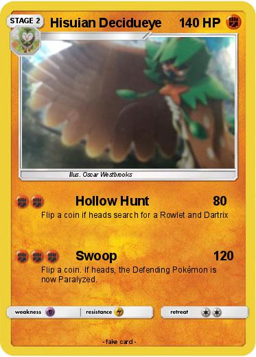 Pokemon Hisuian Decidueye