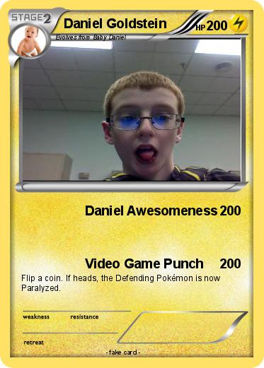 Pokemon Daniel Goldstein