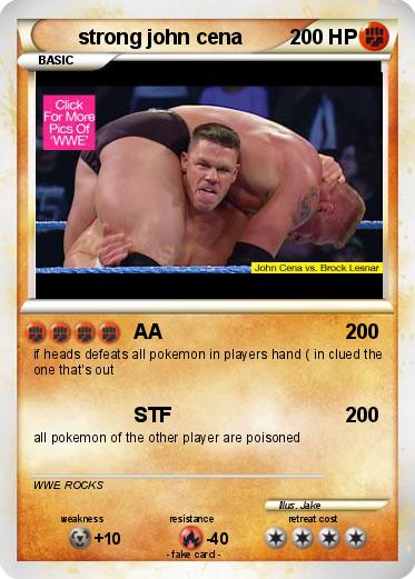 Pokemon strong john cena