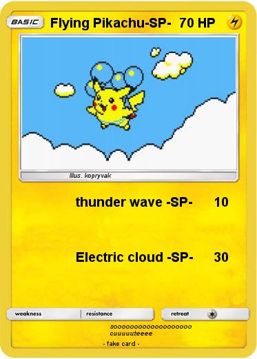 Pokemon Flying Pikachu-SP-
