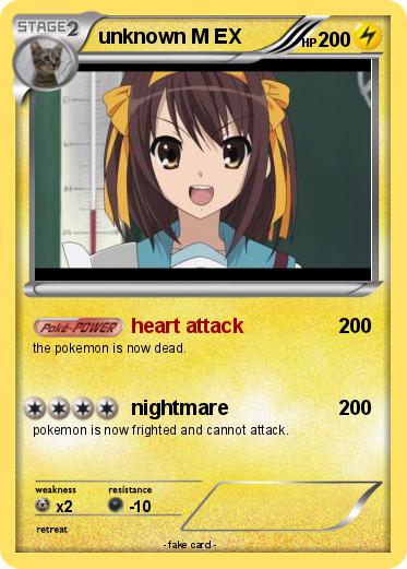 Pokemon unknown M EX