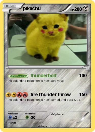 Pokemon pikachu