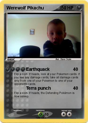 Pokemon Werewolf Pikachu