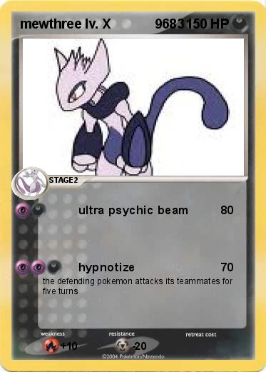 Pokemon mewthree lv. X            9683