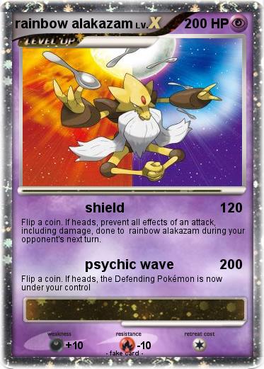 Pokemon rainbow alakazam