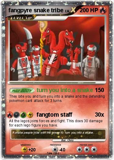 Pokemon fangpyre snake tribe