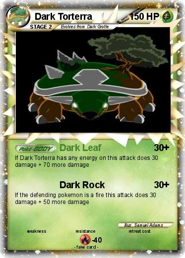 Pokemon Dark Torterra