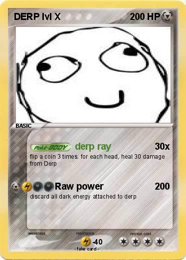 Pokemon DERP lvl X