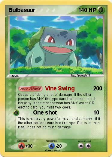 Pokemon Bulbasaur