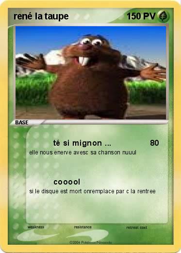 Pokemon rené la taupe 