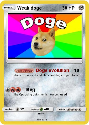 Pokemon Weak doge
