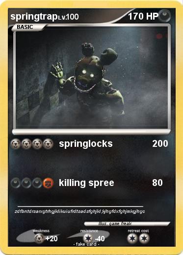Pokemon springtrap
