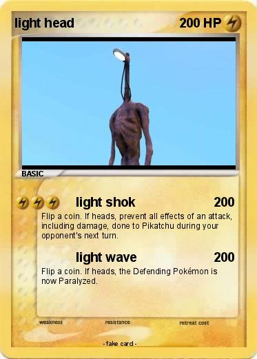 Pokemon light head