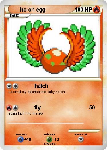 Pokemon ho-oh egg