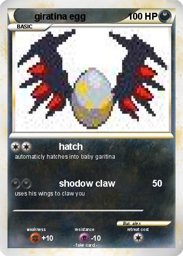 Pokemon giratina egg