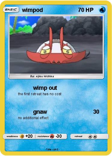 Pokemon wimpod