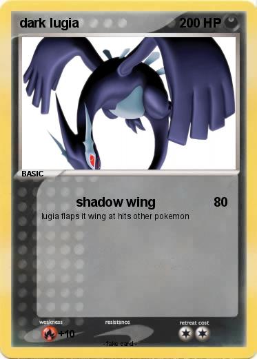 Pokemon dark lugia