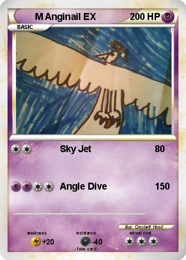 Pokemon M Anginail EX