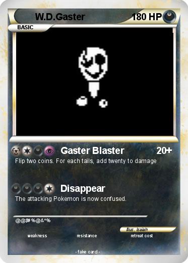 Pokemon W.D.Gaster