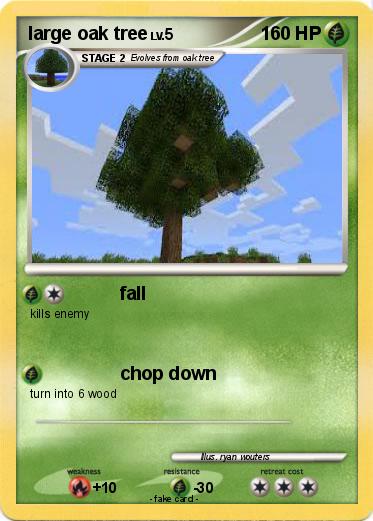 Pokemon large oak tree