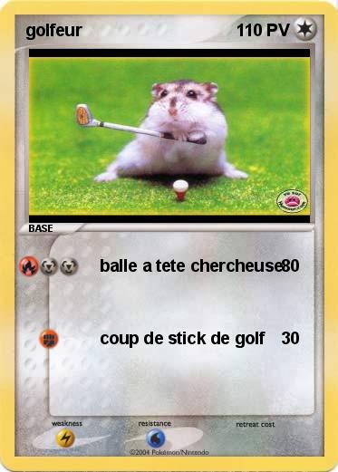 Pokemon golfeur