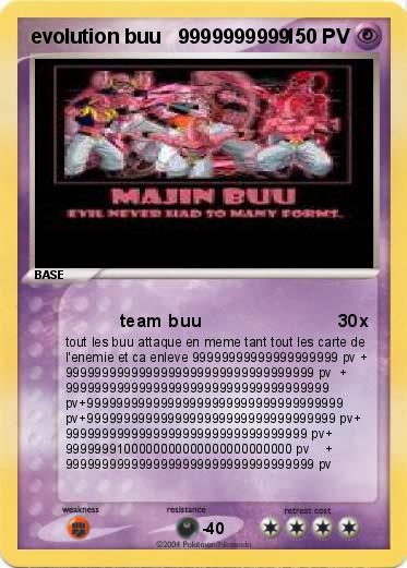 Pokemon evolution buu   9999999999