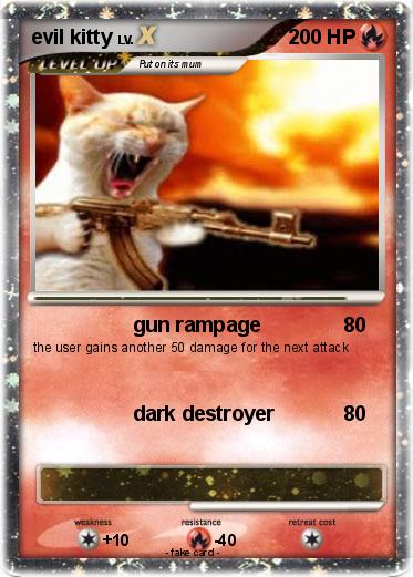 Pokemon evil kitty