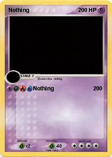 Pokemon Nothing