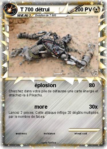 Pokemon T 700 détrui
