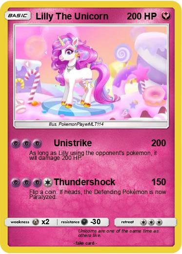 Pokemon Lilly The Unicorn