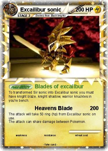 Pokemon Excailibur sonic