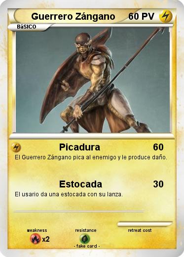 Pokemon Guerrero Zángano