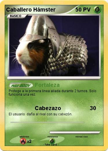 Pokemon Caballero Hámster