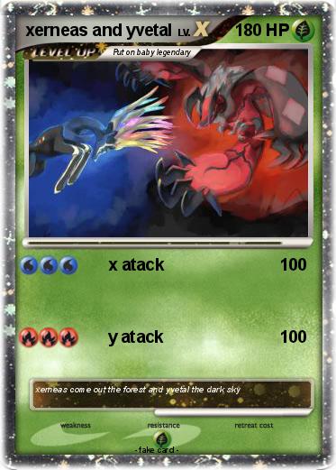 Pokemon xerneas and yvetal