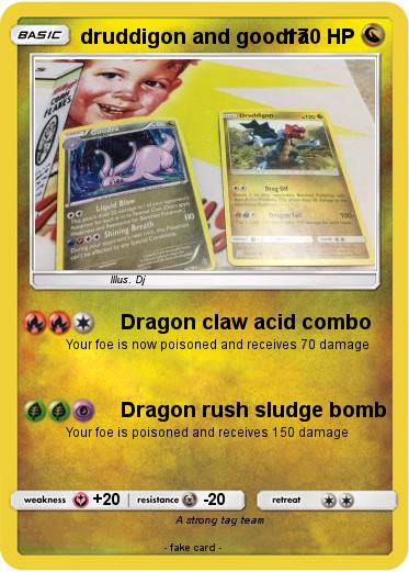 Pokemon druddigon and goodra