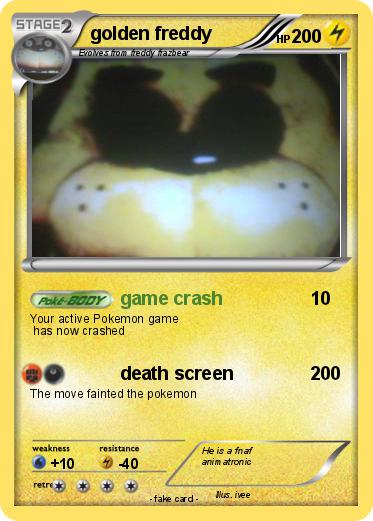 Pokemon golden freddy