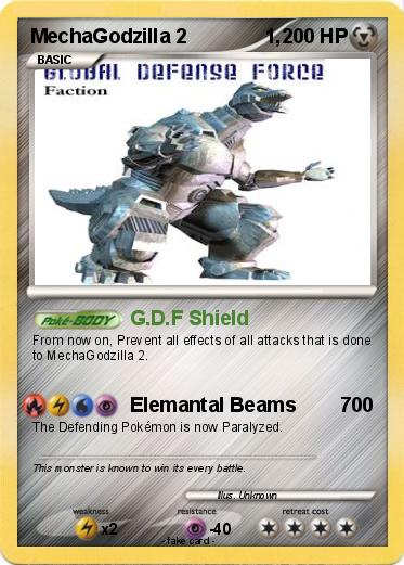 Pokemon MechaGodzilla 2              1,
